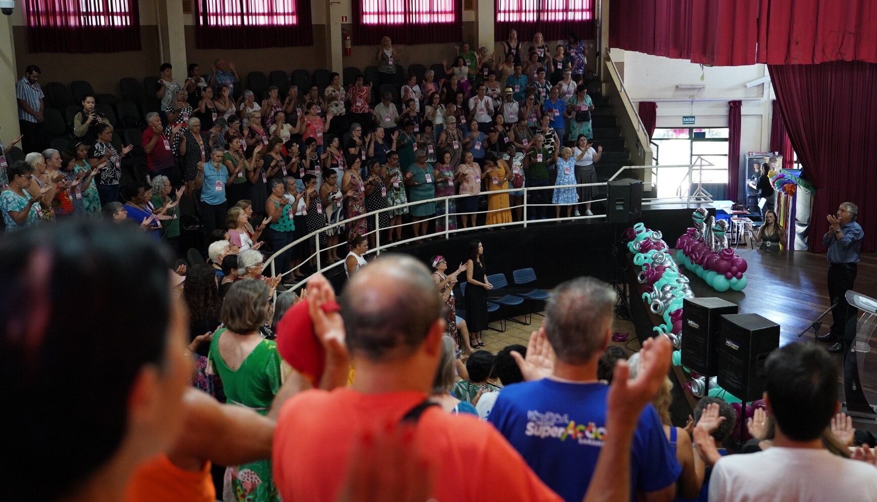 Com programação extensa, mais de 200 idosos participam do evento ‘Sou Idoso e Tenho Direitos’, promovido pela Prefeitura de Sarandi